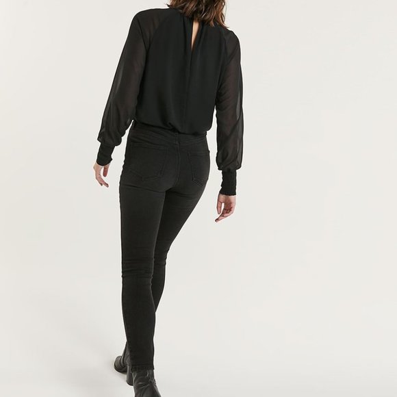 Willow and Thread black pants skinny jeans - Picture 2 of 8